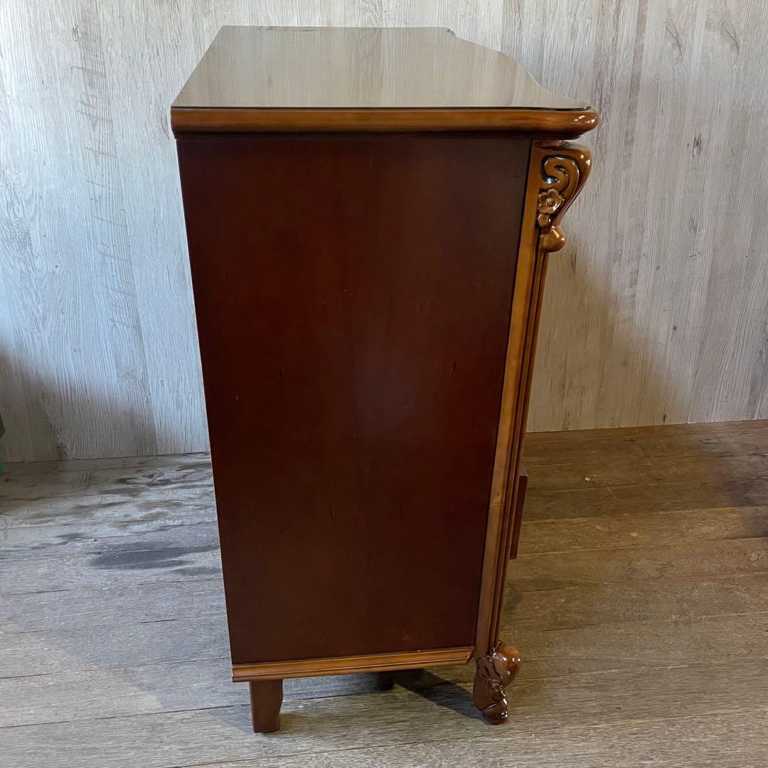 猫脚 5段チェスト ロココ調 ヨーロピアン アンティーク家具 イタリア家具