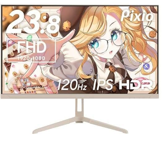 Pixio PX246 ゲーミングモニター 23.8インチ ベージュ