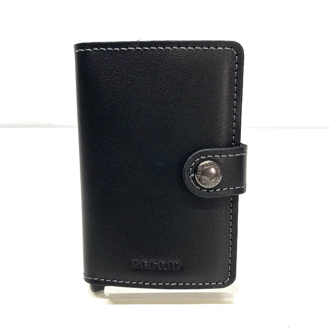 ☆新品未使用☆シークリッドセクリッド　ミニウォレット折り財布サフィアーノブラック