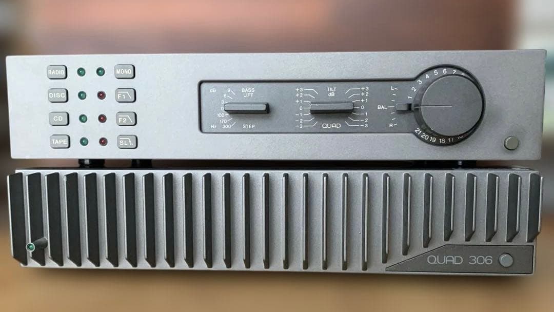 QUAD34コントロールアンプ／306パワーアンプ セット