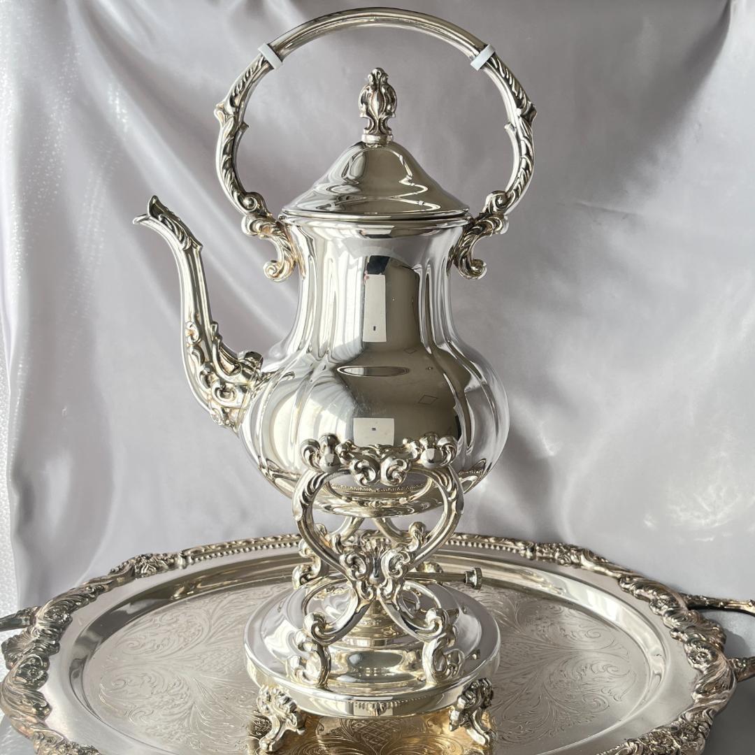 【Towle】 ビクトリアン ティーケトル スタンド / バナー