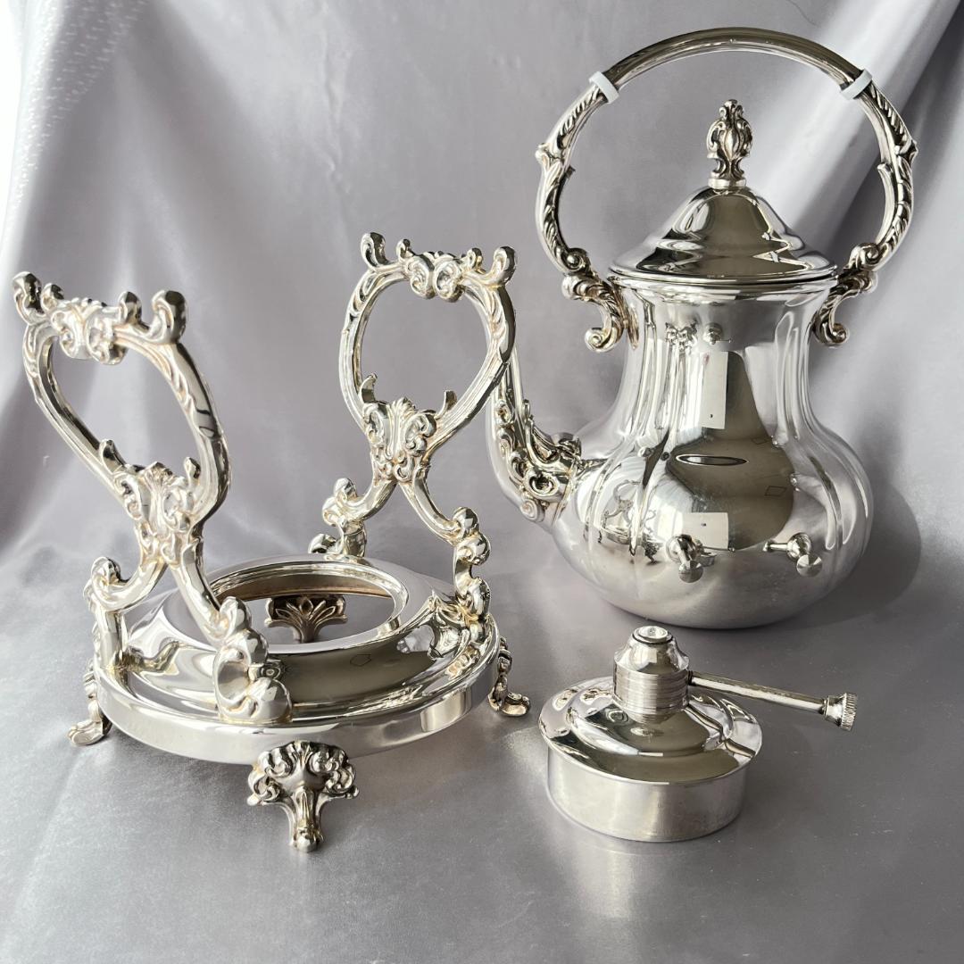 【Towle】 ビクトリアン ティーケトル スタンド / バナー