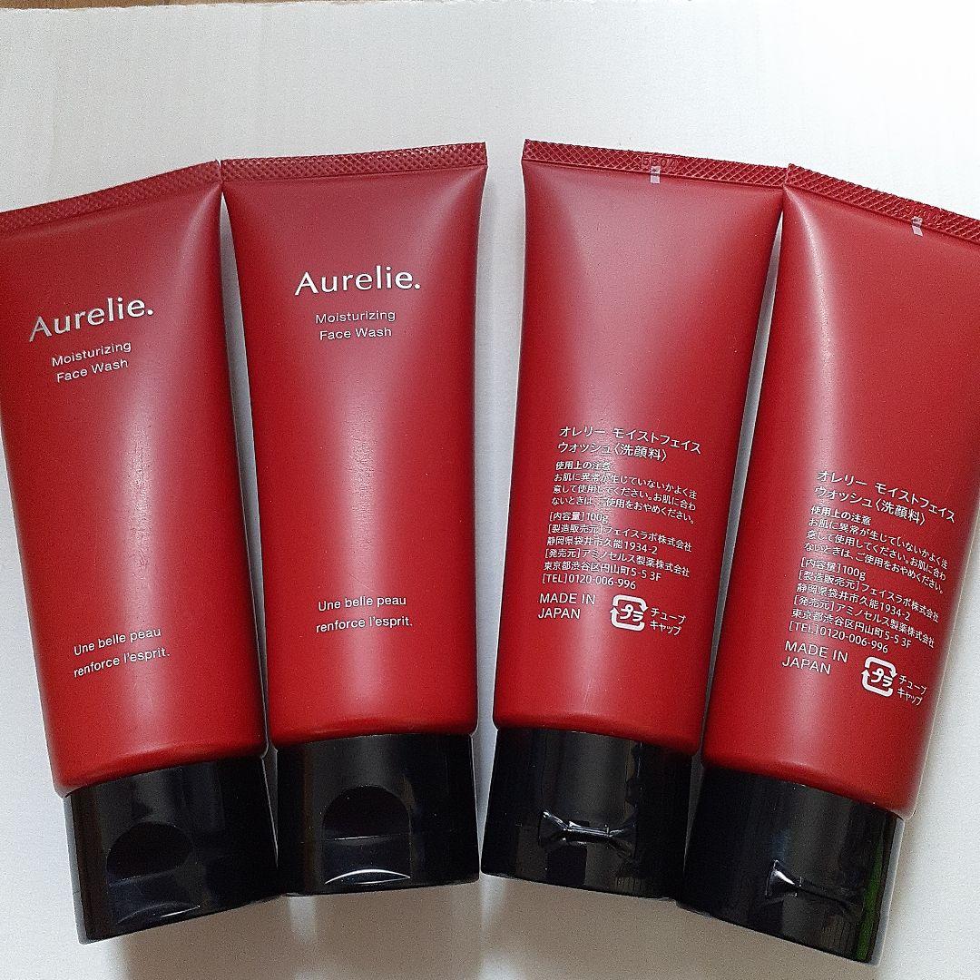 Aurelie(オレリー) モイストフェイスウォッシュ100g×4本