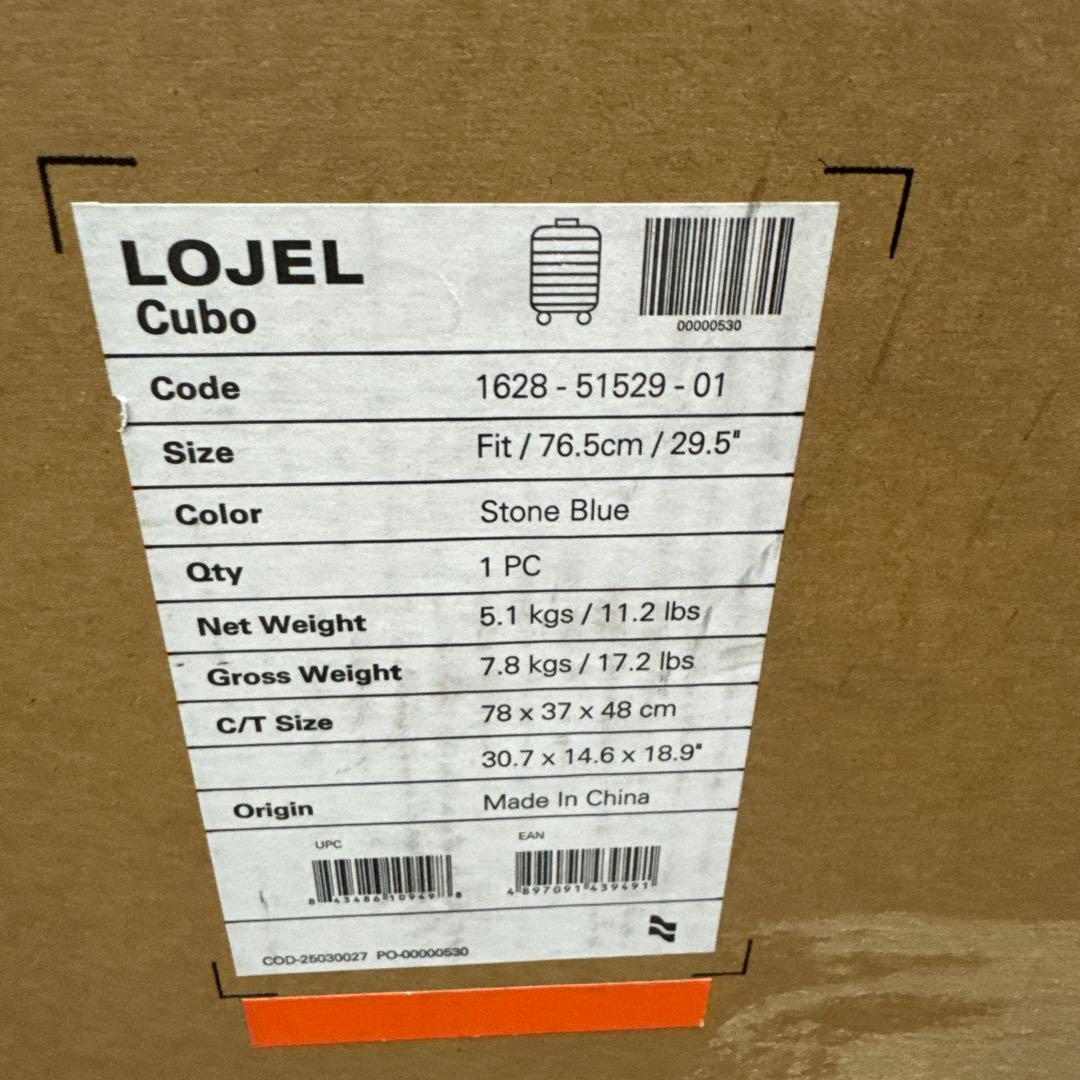 LOJEL　スーツケース CUBO FIT REFRESH 100L