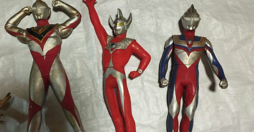 ガイア アグル タロウ ティガ ウルトラマン ビッグフィギュア 4体セット