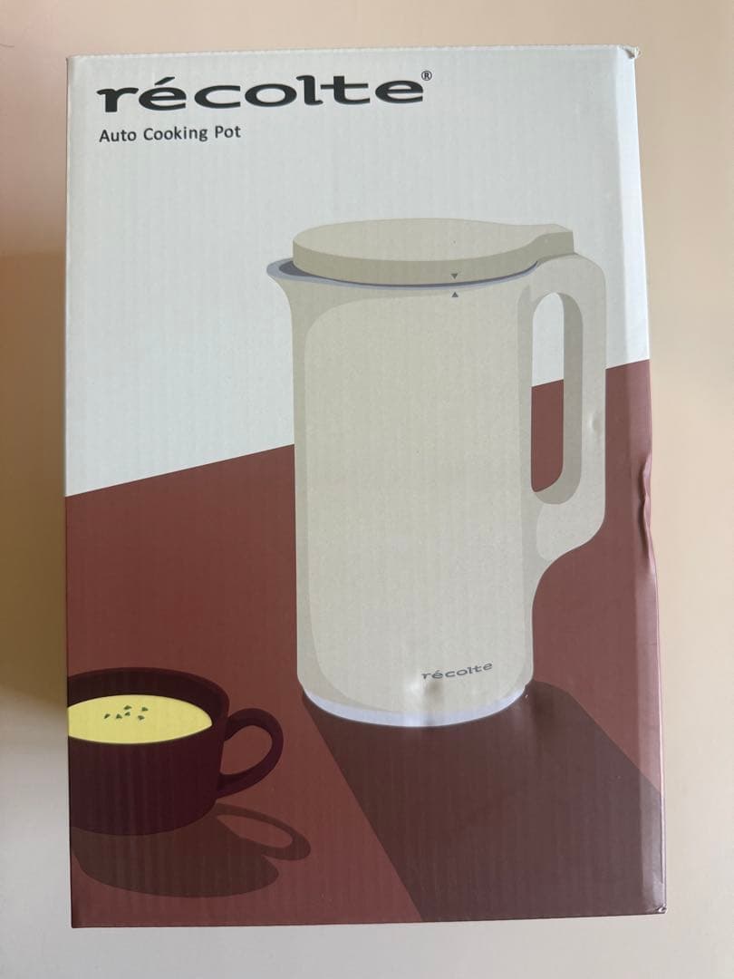 recolte レコルト 自動調理ポット スープメーカー クリームホワイト