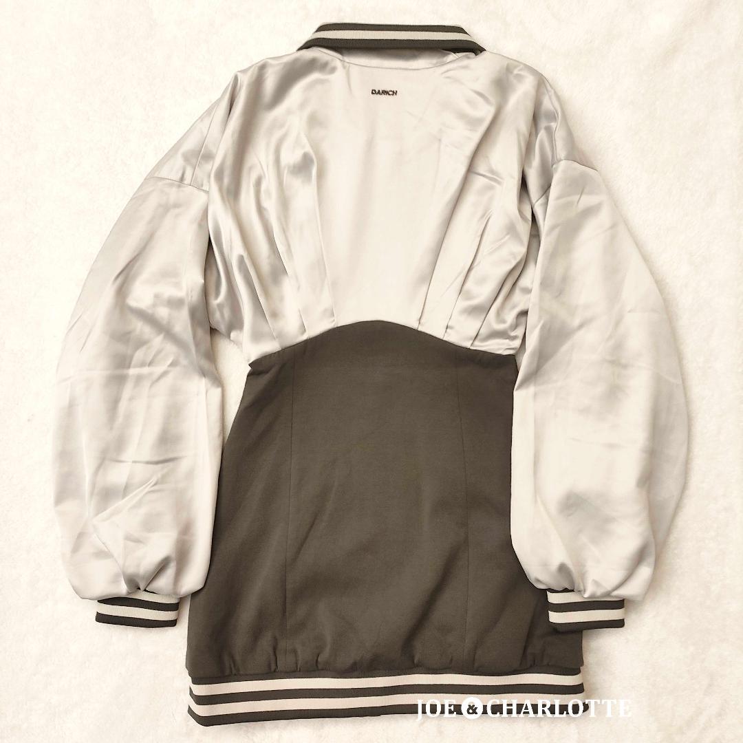 ダーリッチ darich ドルマンスリムスカジャンミニワンピース C-GRY F