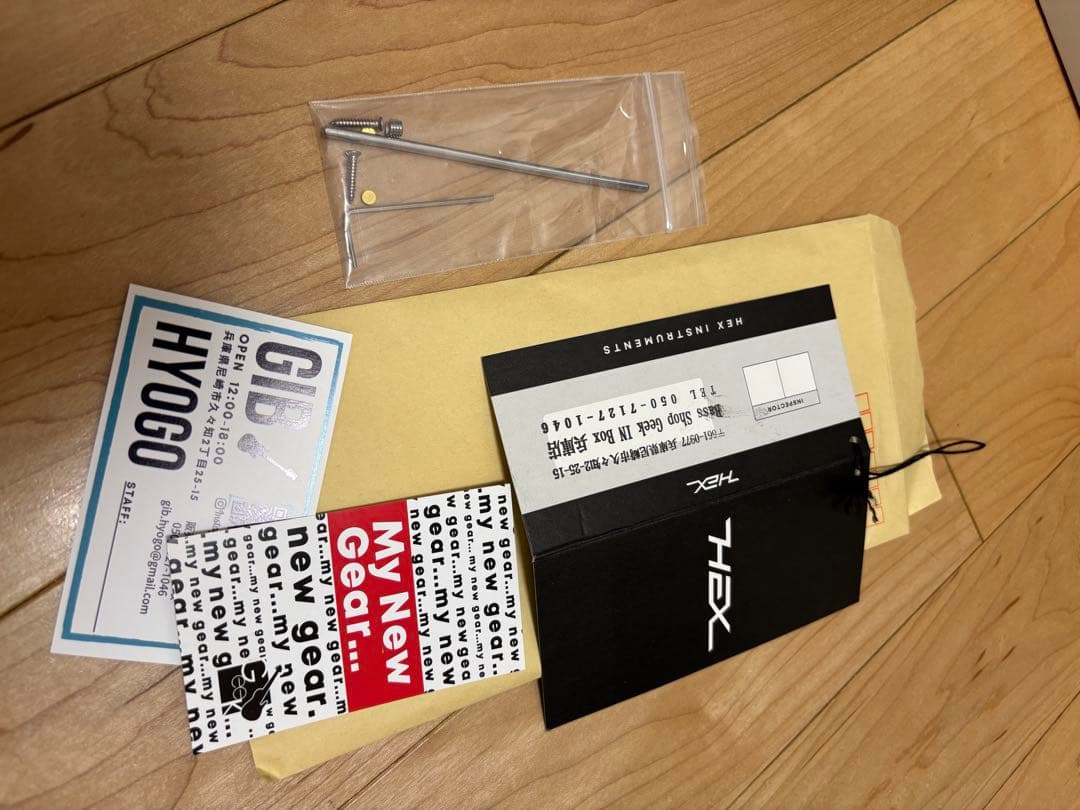 美品 HEX guitars N400 llic deep purple