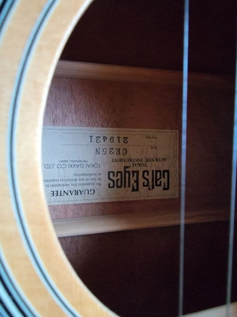 は*す様 Cat's Eyes アコースティックギター