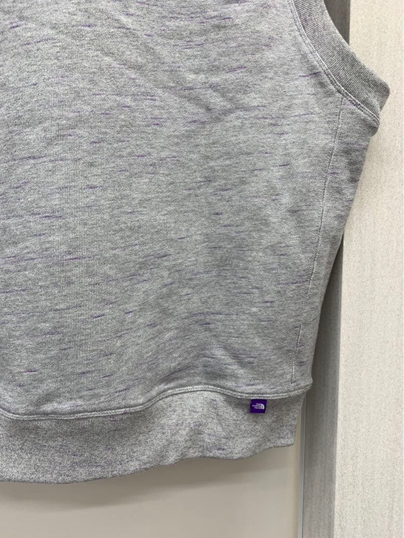 正規使用浅 ノースフェイス パープルレーベル スウェットベスト N25FN083