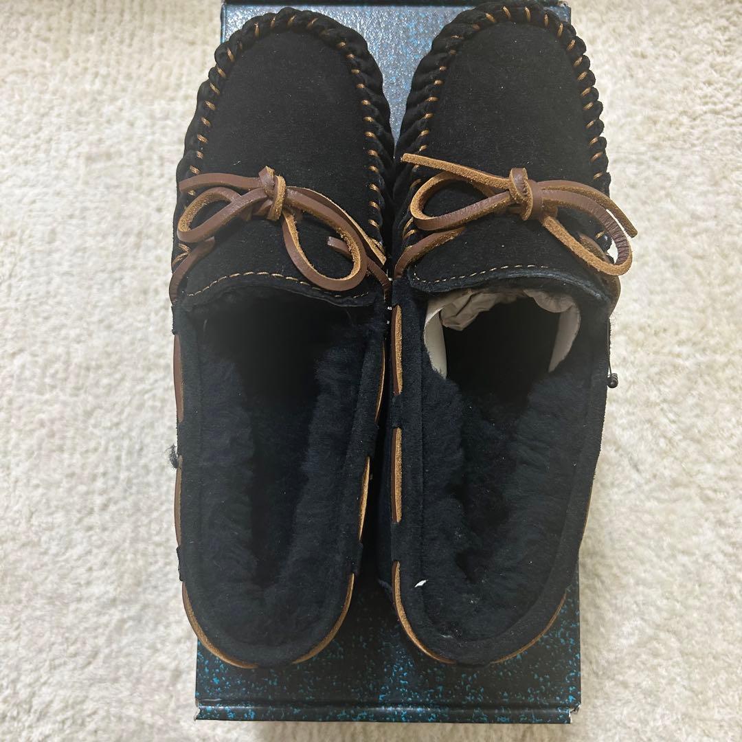 【新品】EMU Australia ブラックモカシン