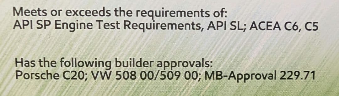 Mobil 1 ESP X2 0W-20 5Lボトル2本