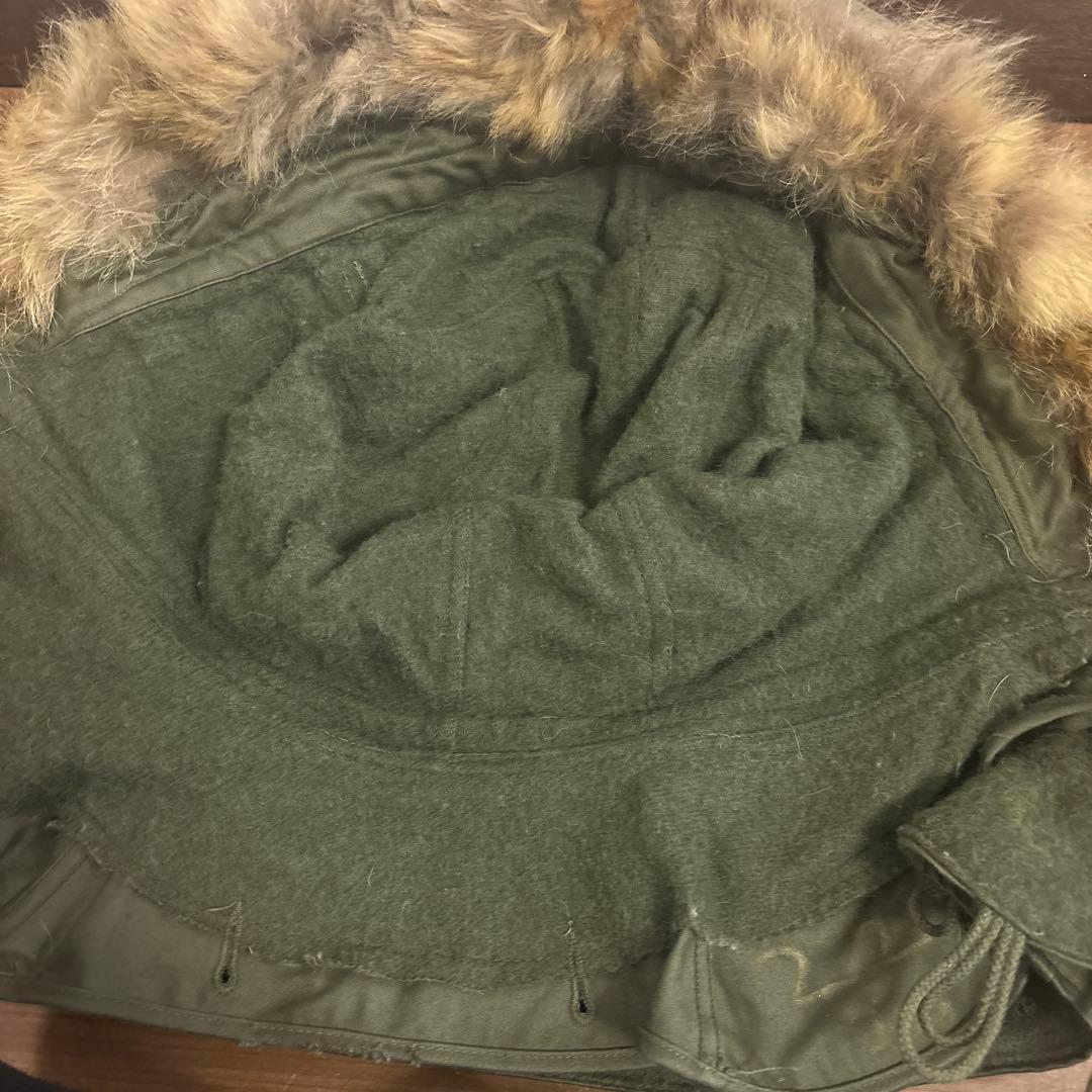 50s 初期型　米軍　実物　M51フード　M1951 PARKA コヨーテファ⑪