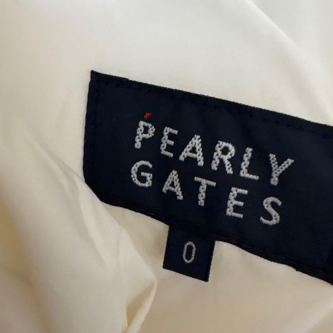 PEARLY GATES 中綿入れ防寒　ダウンレディースストレッチパンツ白ゴルフ