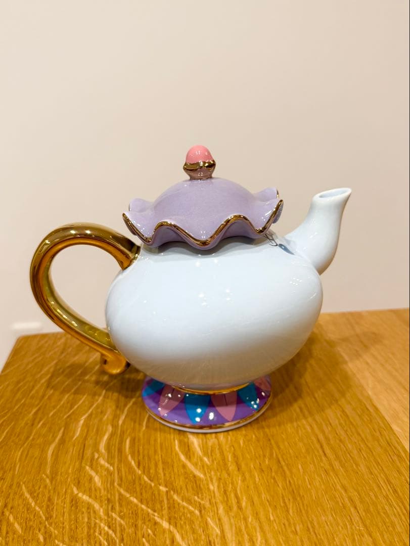 美品 ディズニーリゾート　美女と野獣　ポット婦人　ティーセット7点セット