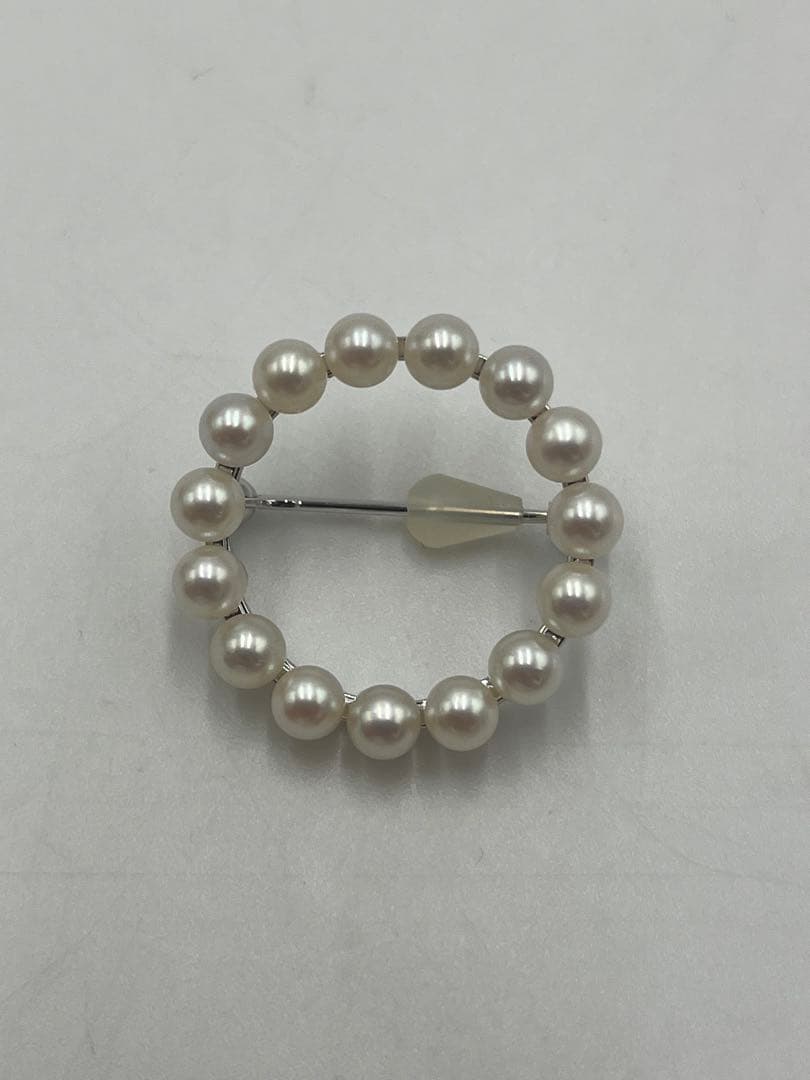 MIKIMOTO ミキモト ブローチ パール サークル フォーマル