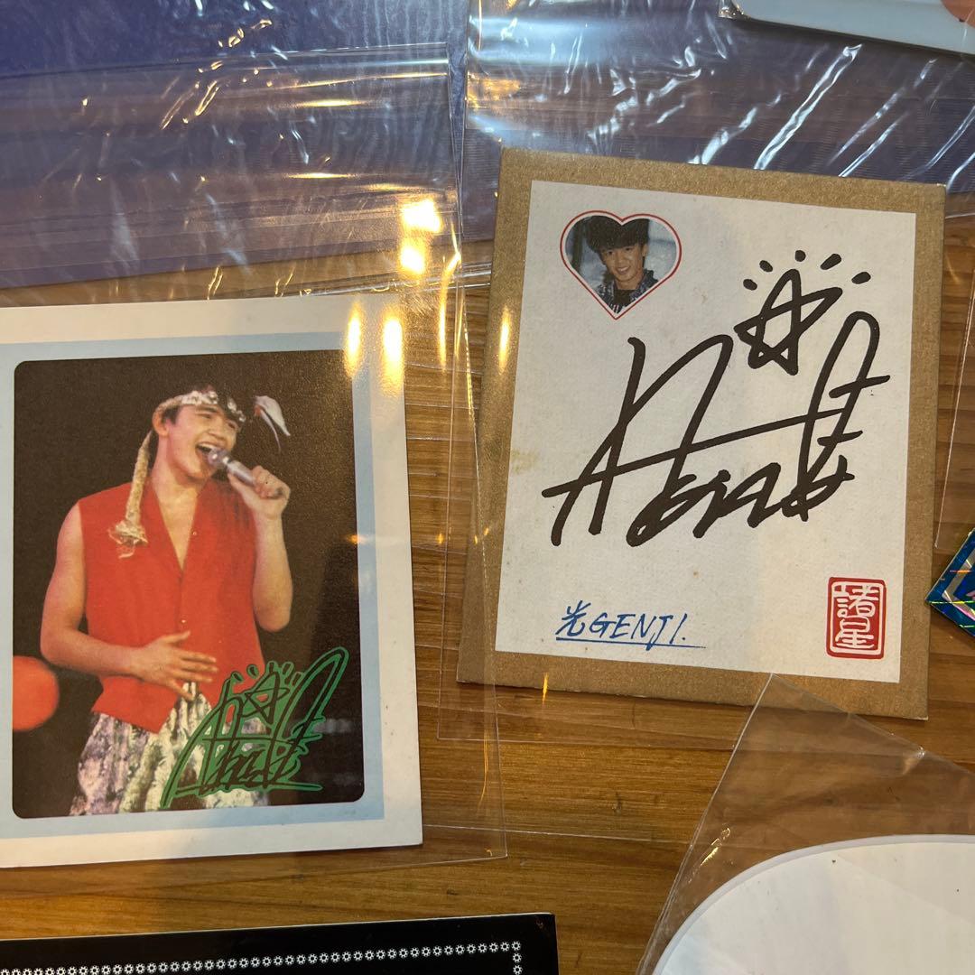 光GENJI 諸星和己　ジャニーズショップ　グッズ　他　沢山！特大トレー付き！