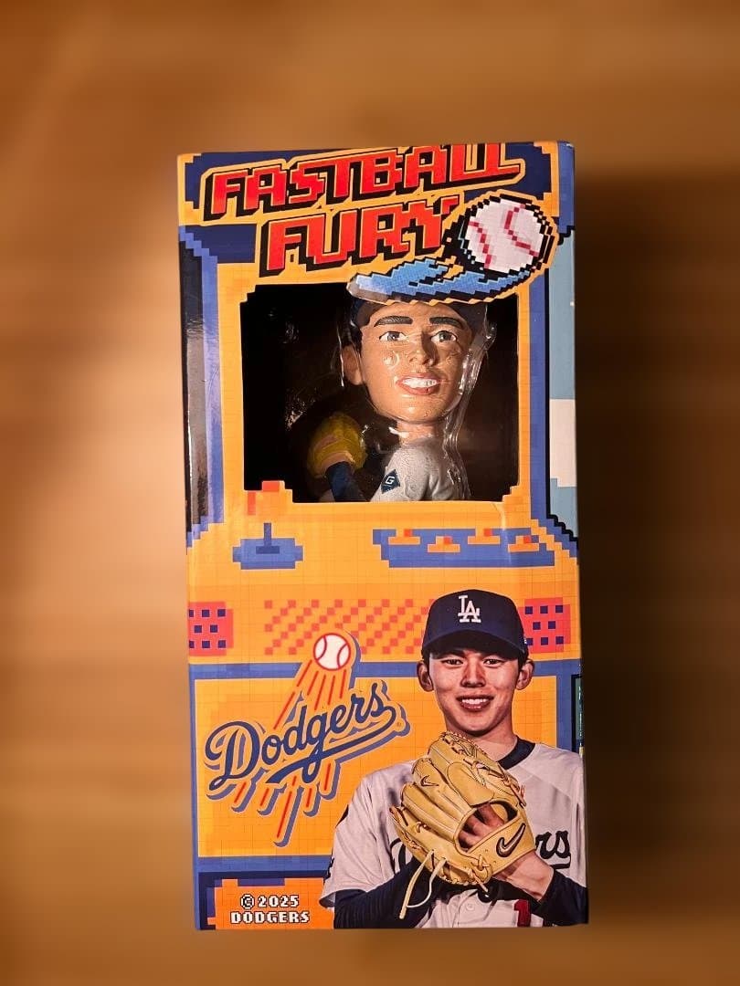 Dodgers 佐々木朗希 8/4日 バブルヘッドフィギュア