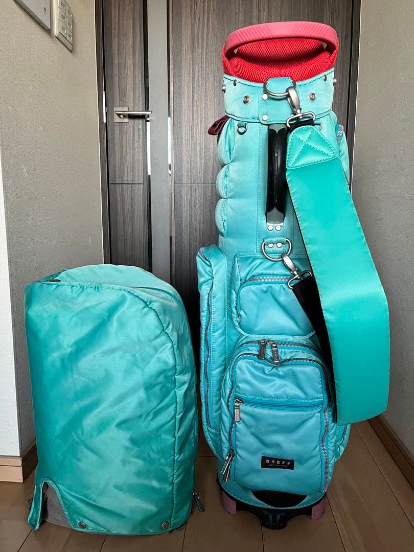 大人気良品ONOFF オノフ カートキャディバッグ 9型軽量メンズ　レディース