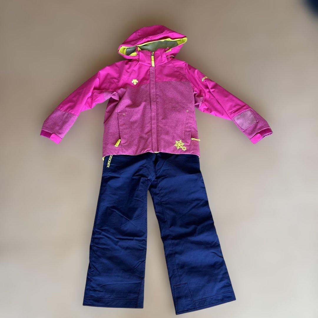 美品！DESCENTE 子供用スキーウェア 140サイズ