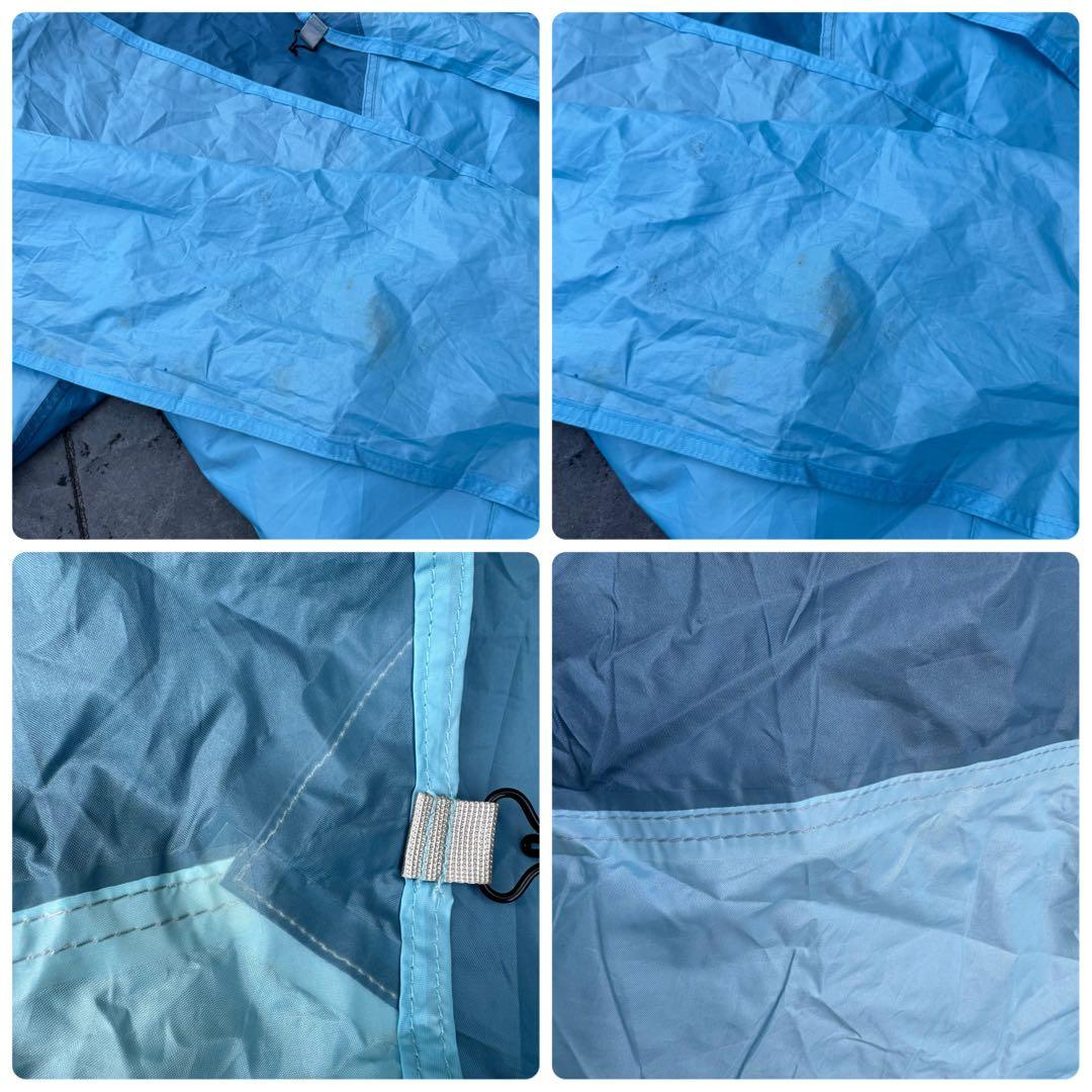 人気モンベル　クロノスドーム2 山岳テント　ブルー軽量コンパクト