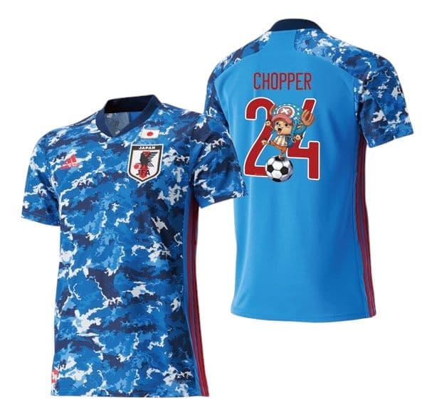 【激レア】ワンピース×サッカー日本代表×アディダス　ユニフォーム　チョッパー M