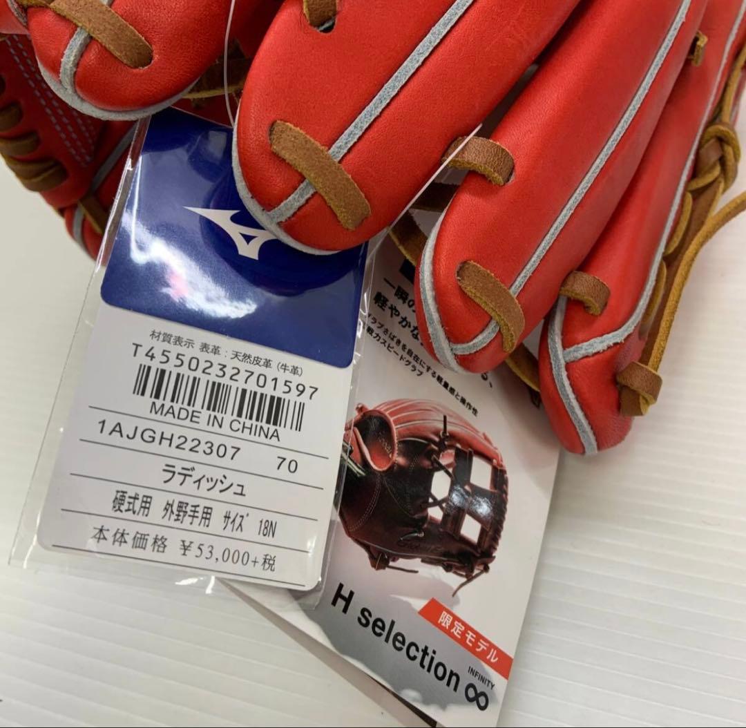 ミズノ 硬式 グローバルエリート 記念モデル 外野 18N ダイバーシティブルー