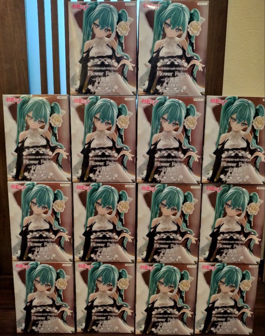 初音ミクぬーどるストッパーFlower Fairy白薔薇フィギュア 15体セット