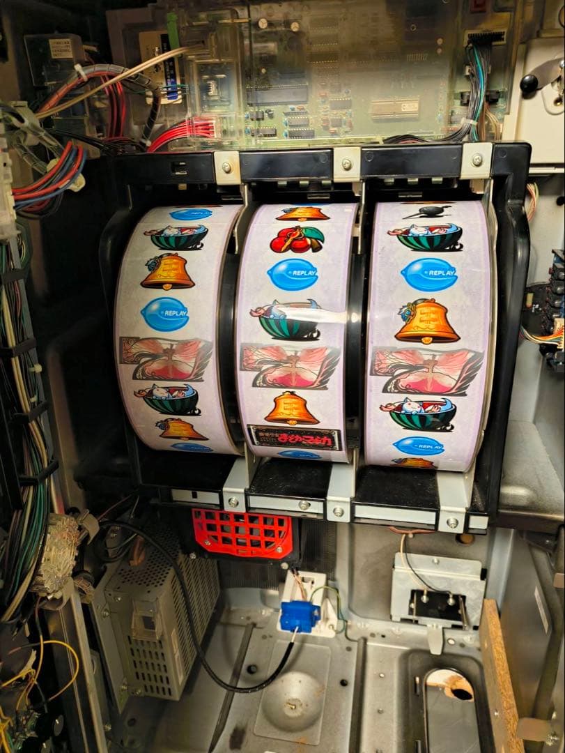 パチスロ　まどかマギカ　キュウベぇパネル　まどマギ　初代　実機 不要機付