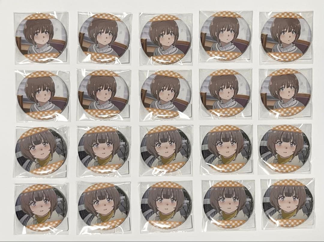 DMMスクラッチ　青春ブタ野郎　梓川花楓　缶バッジ　20個セット　青ブタ