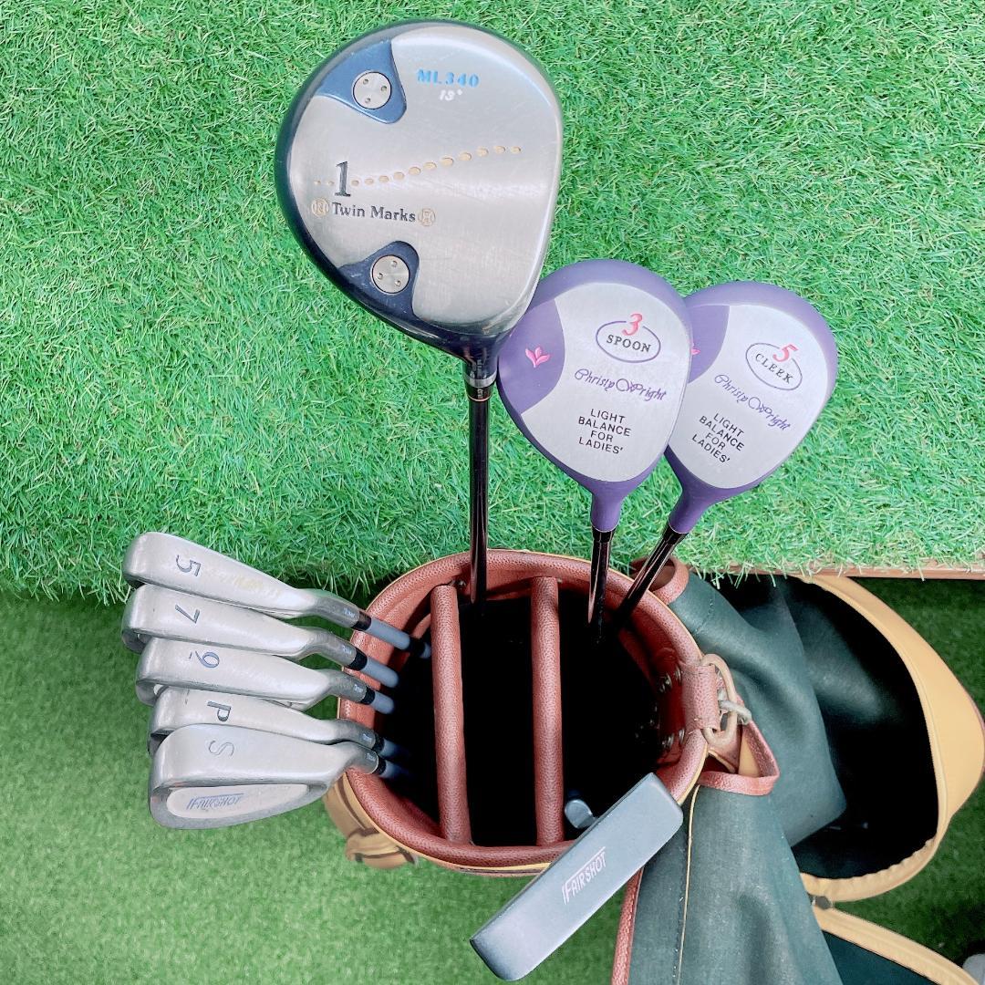 即コースデビュー　ホンマ 初心者 レディース ゴルフセット 9本 N2472