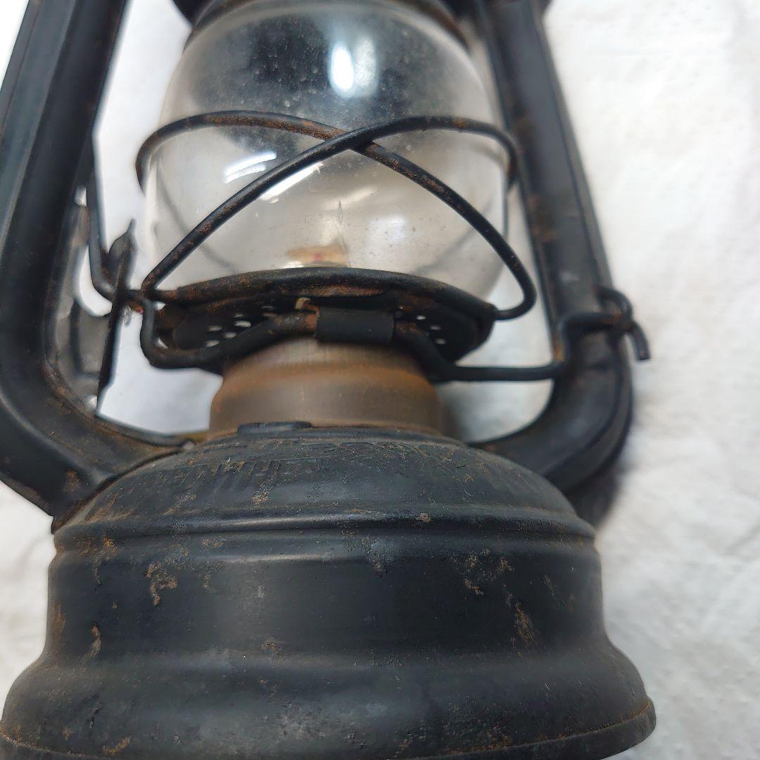 昭和レトロ　別所ランプ　ウィングドウィールハリケーンランタン　日本製