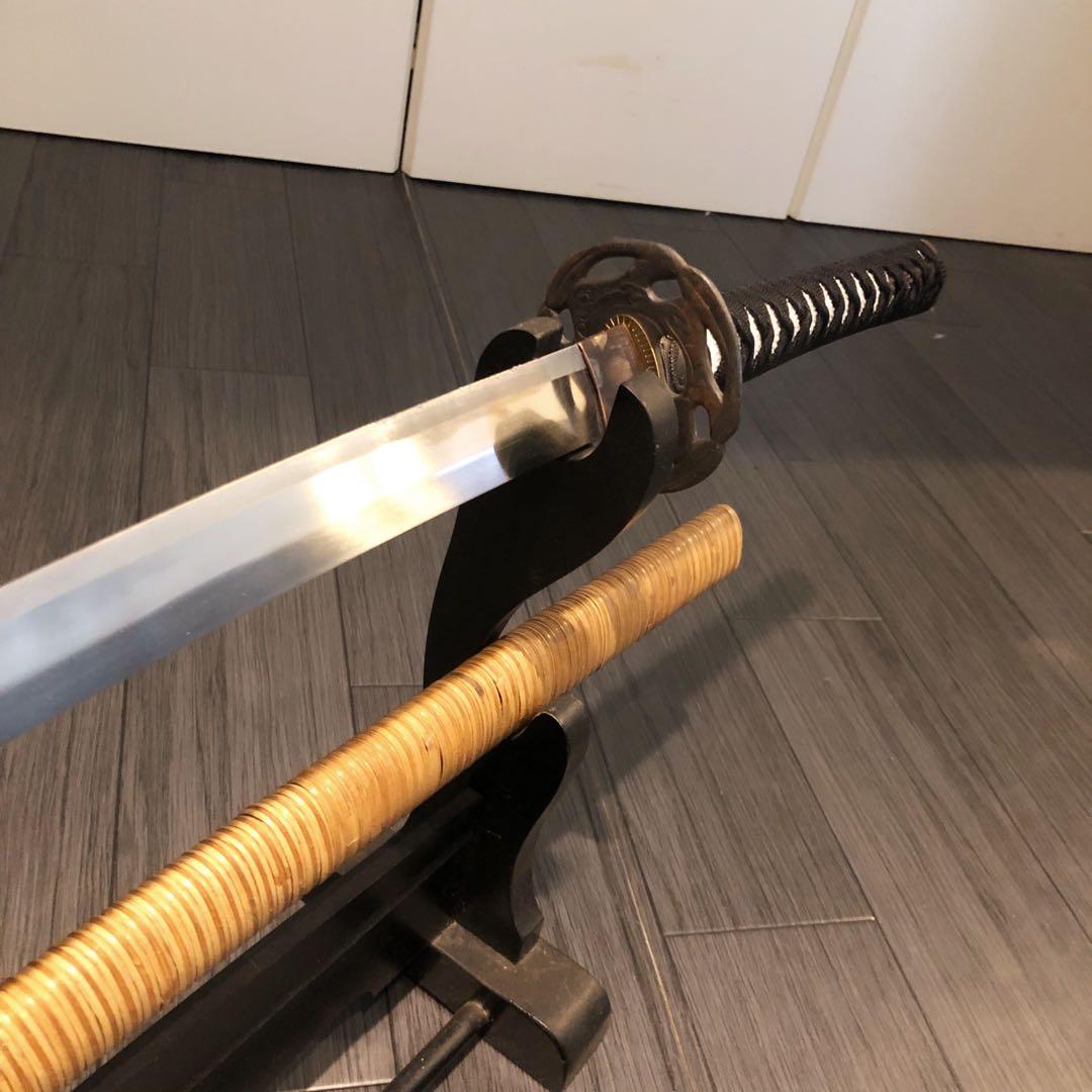 最高級模造刀　高級居合刀　藤巻き仕様　亜合金刀身　名刀　居合刀　重量感あり