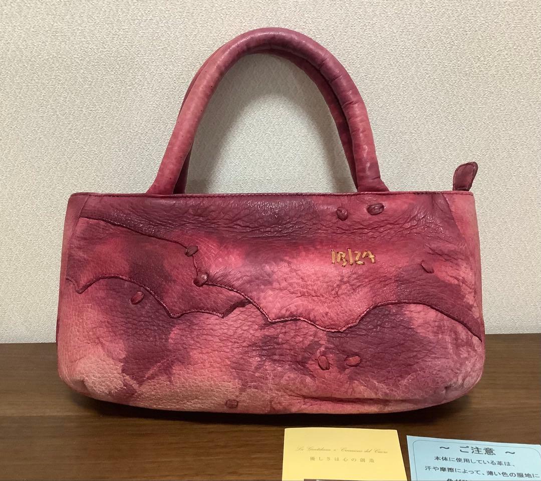 Ibiza イビザ　ペッカリー　ハンドバッグ