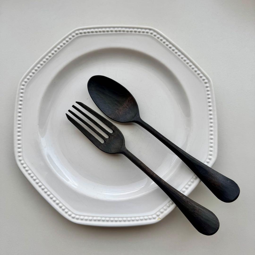 眞島拓さん　カトラリー4本セット　カトラリー　漆　新品未使用品