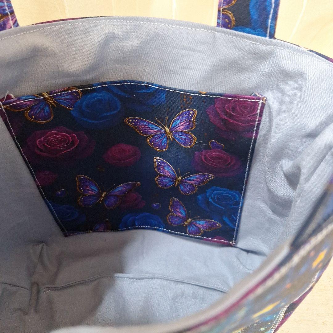 激レアパネル生地　ハンドメイド　片面パネルミニバック