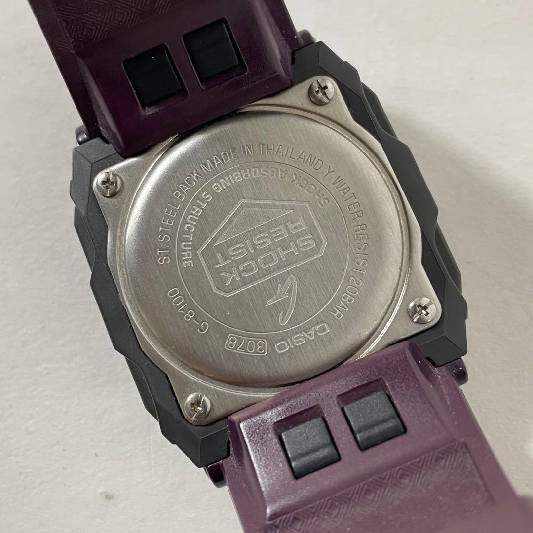 生産終了品 海外モデル カシオ G-SHOCK パープル スクエア型 レアカラー