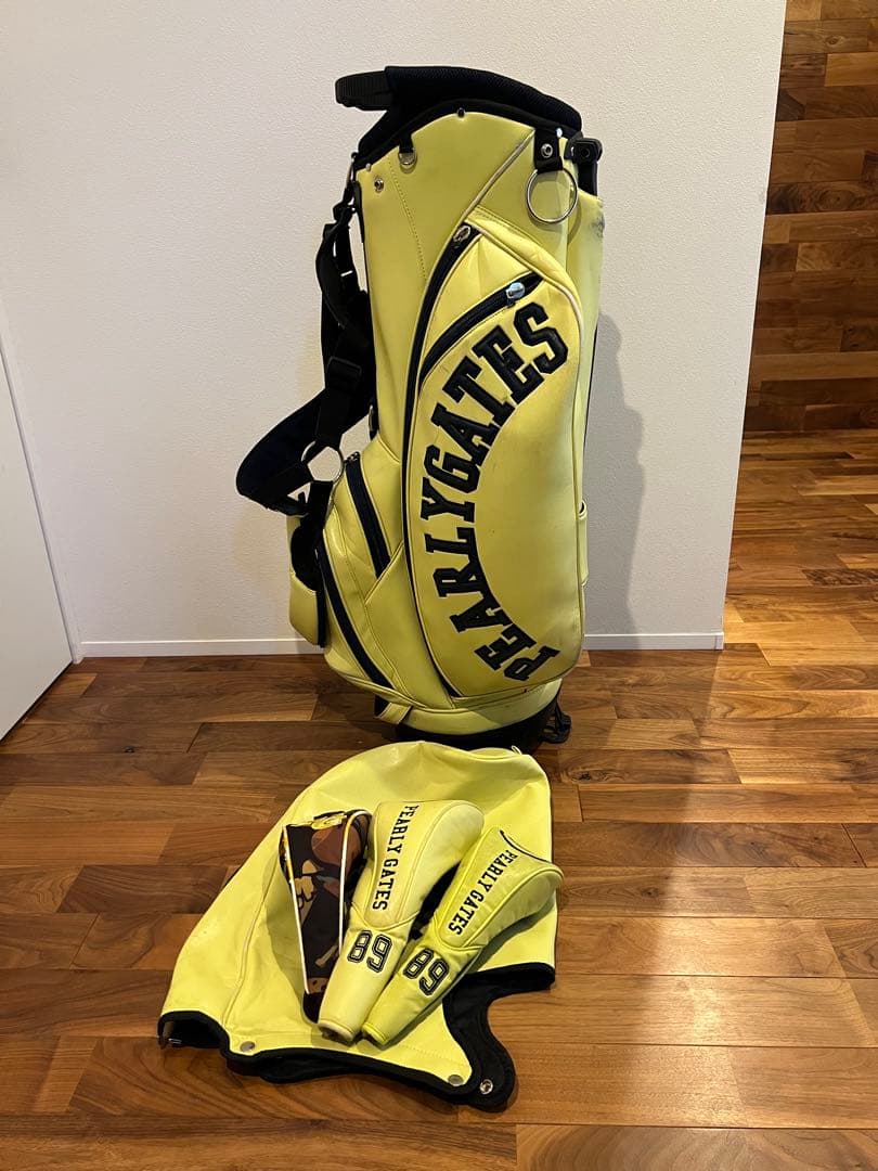 パーリーゲイツ スタンド式キャディバック イエロー