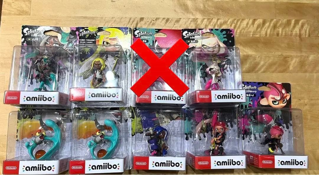 スプラトゥーン　amiibo アミーボ　セット
