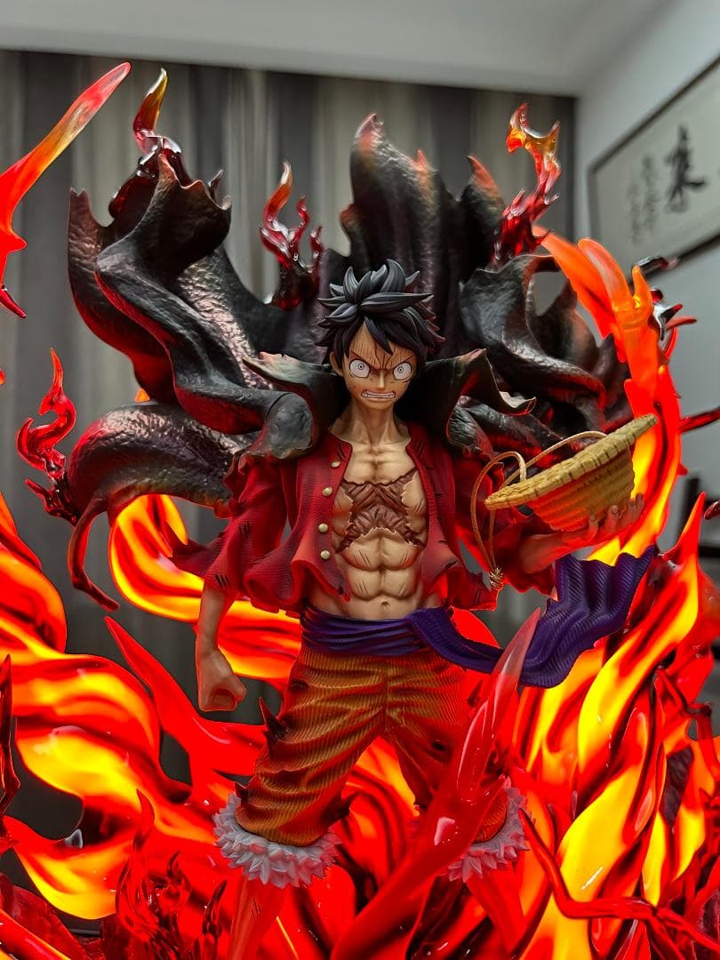 ワンピース 覇王色の覇気 新四皇 ルフィ ガレージキット フィギュア