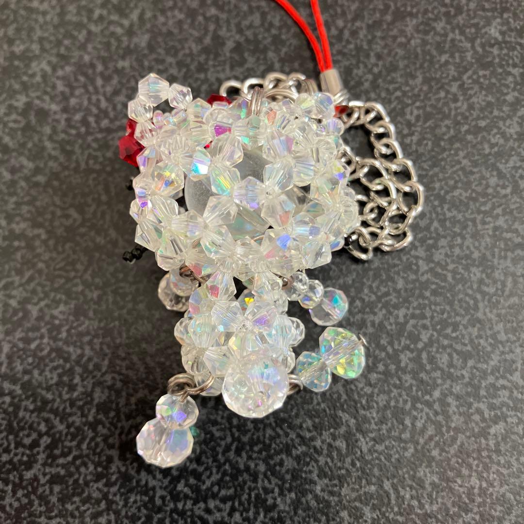 ハローキティ　ビーズマスコット　ストラップ