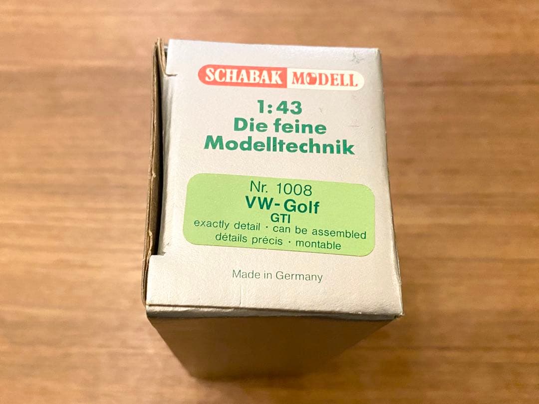 中古品 1/43 シャバク VW ゴルフⅡ GTi ブラック 当時物