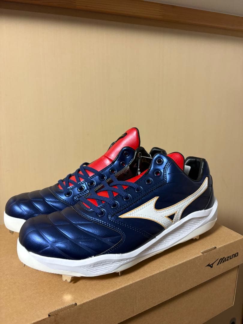 ミズノプロ クッションレボプロ　28.5サムライジャパンカラー