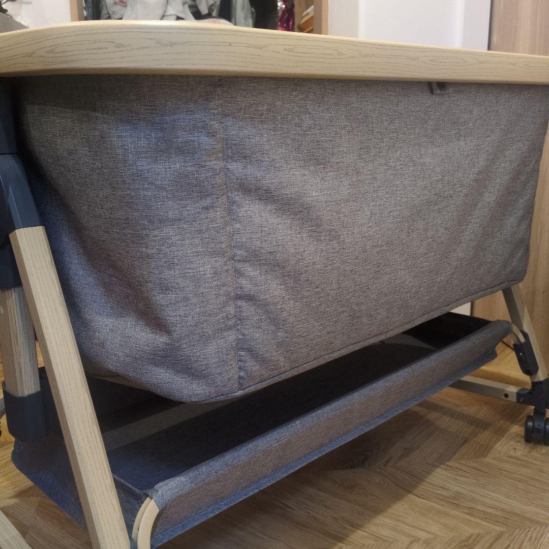 Playkids ベビーベッド グレー