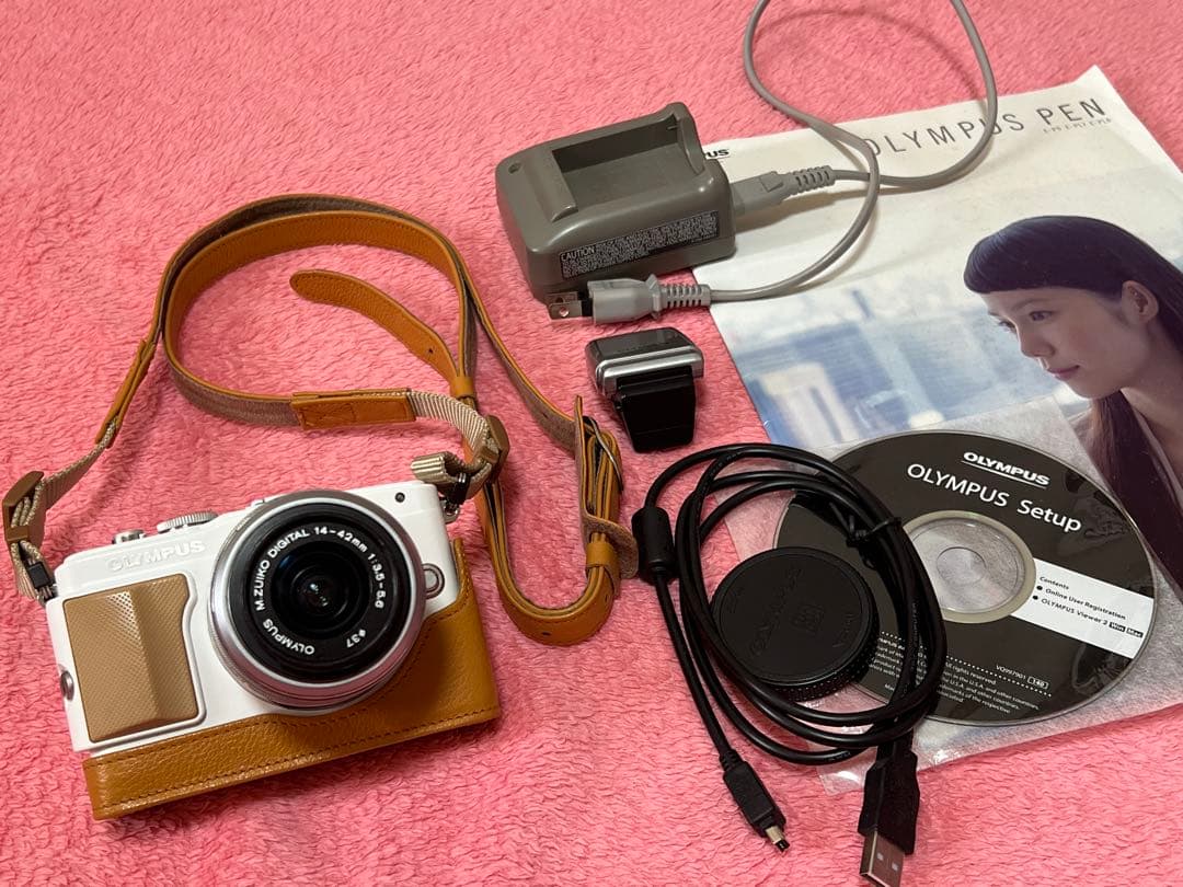 ☆Wi-Fi & 自撮り☆オリンパス E-PL5 ホワイト レンズキット