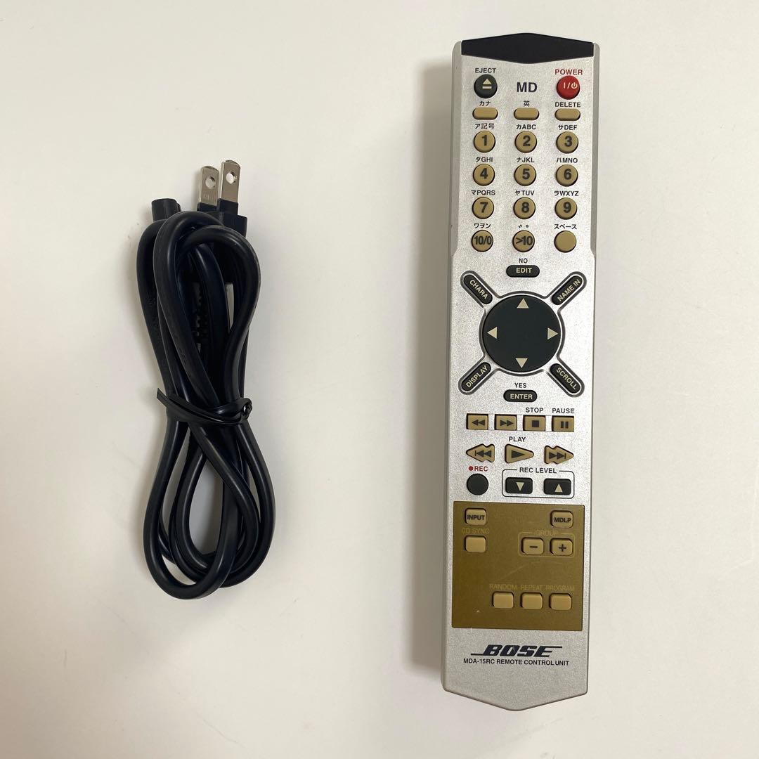 BOSE ポーズ MDA-15 MD レコーダー