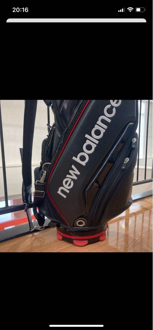 【あずき】New Balance Golf キャディバッグ　ゴルフバッグ