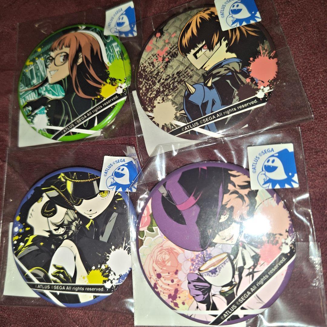 ペルソナ5 総攻撃 缶バッジ コトブキヤ 4個セット