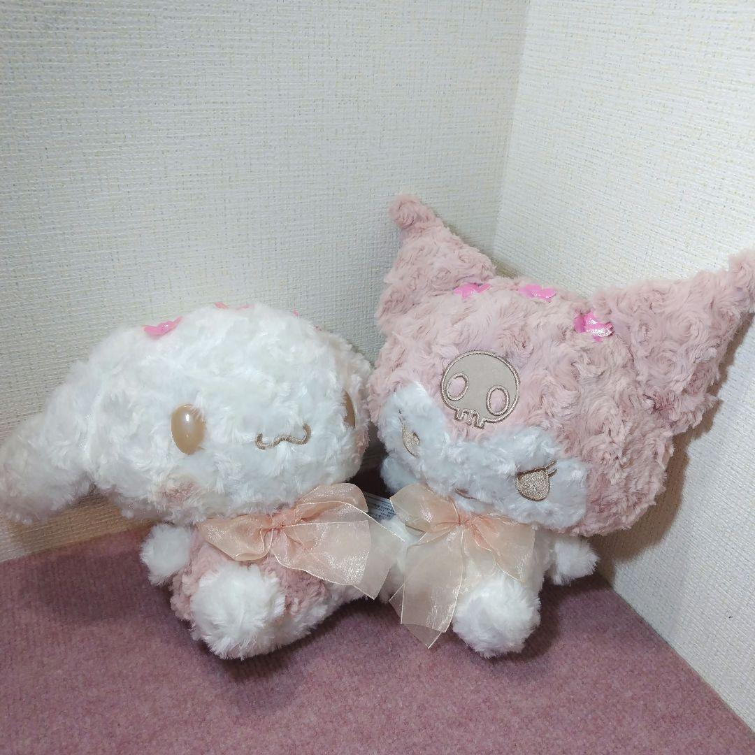 ✨シナモロール＆クロミ✨はんなり桜色BIGぬいぐるみ✨サンリオ✨sanrio✨