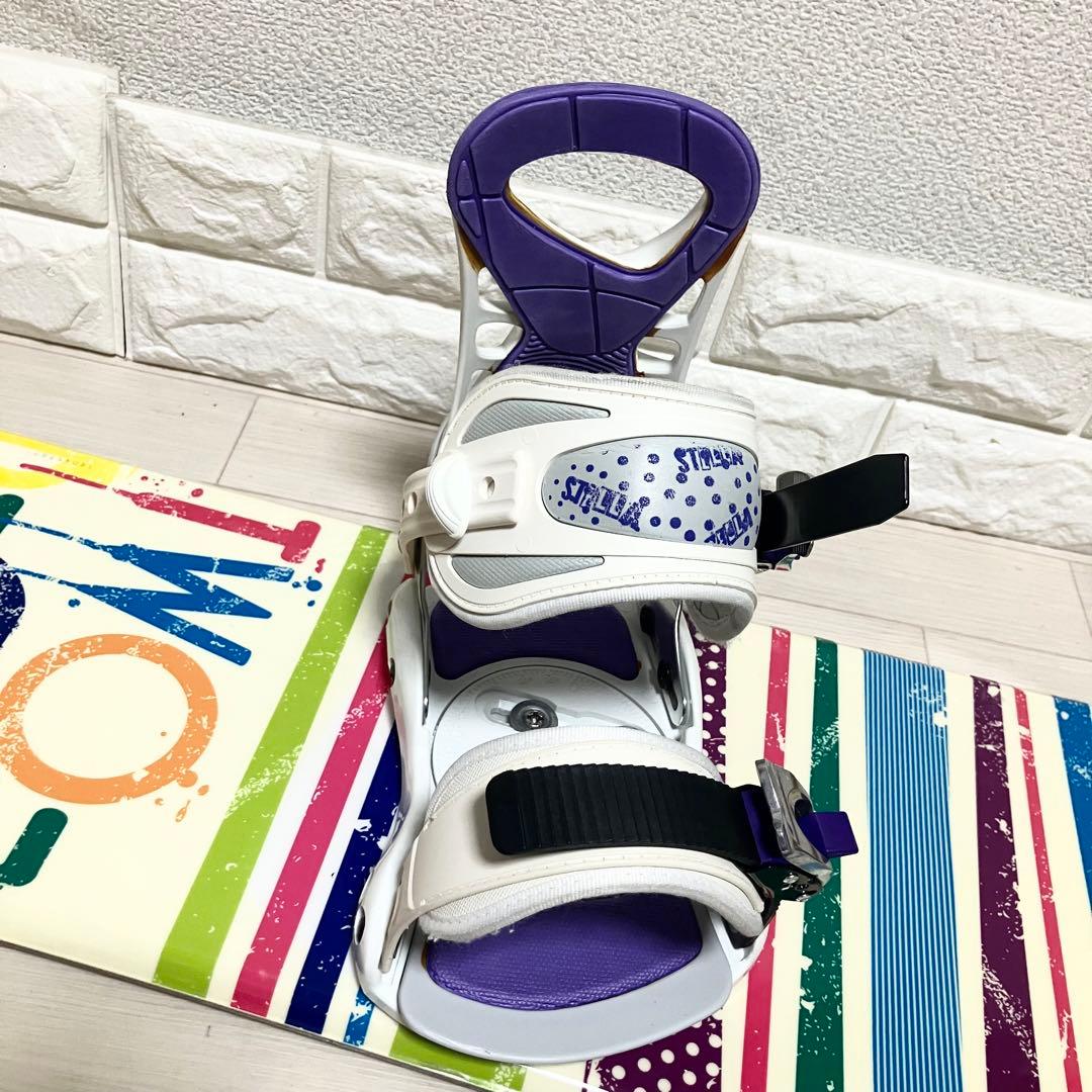 ケース付/TWO-b-ONE PAINTツゥービーワン スノーボードセット140